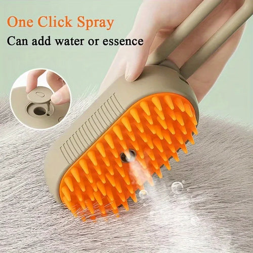 Steamy Pet Grooming Brush