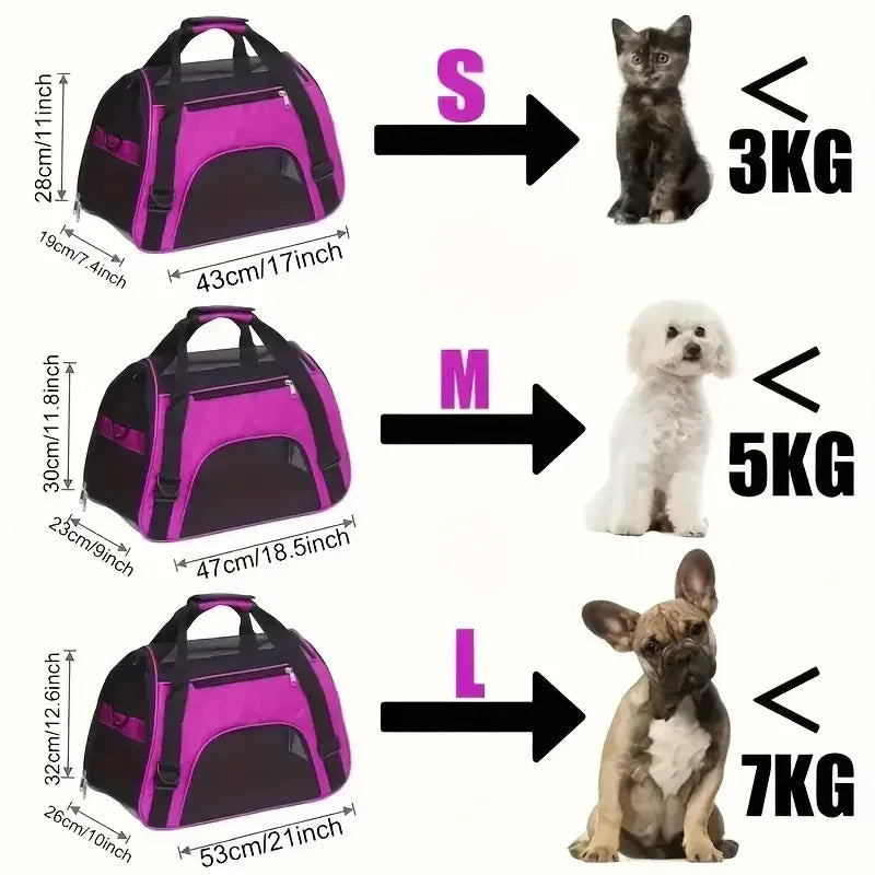 Cozy Paws Pet Travel Carrier