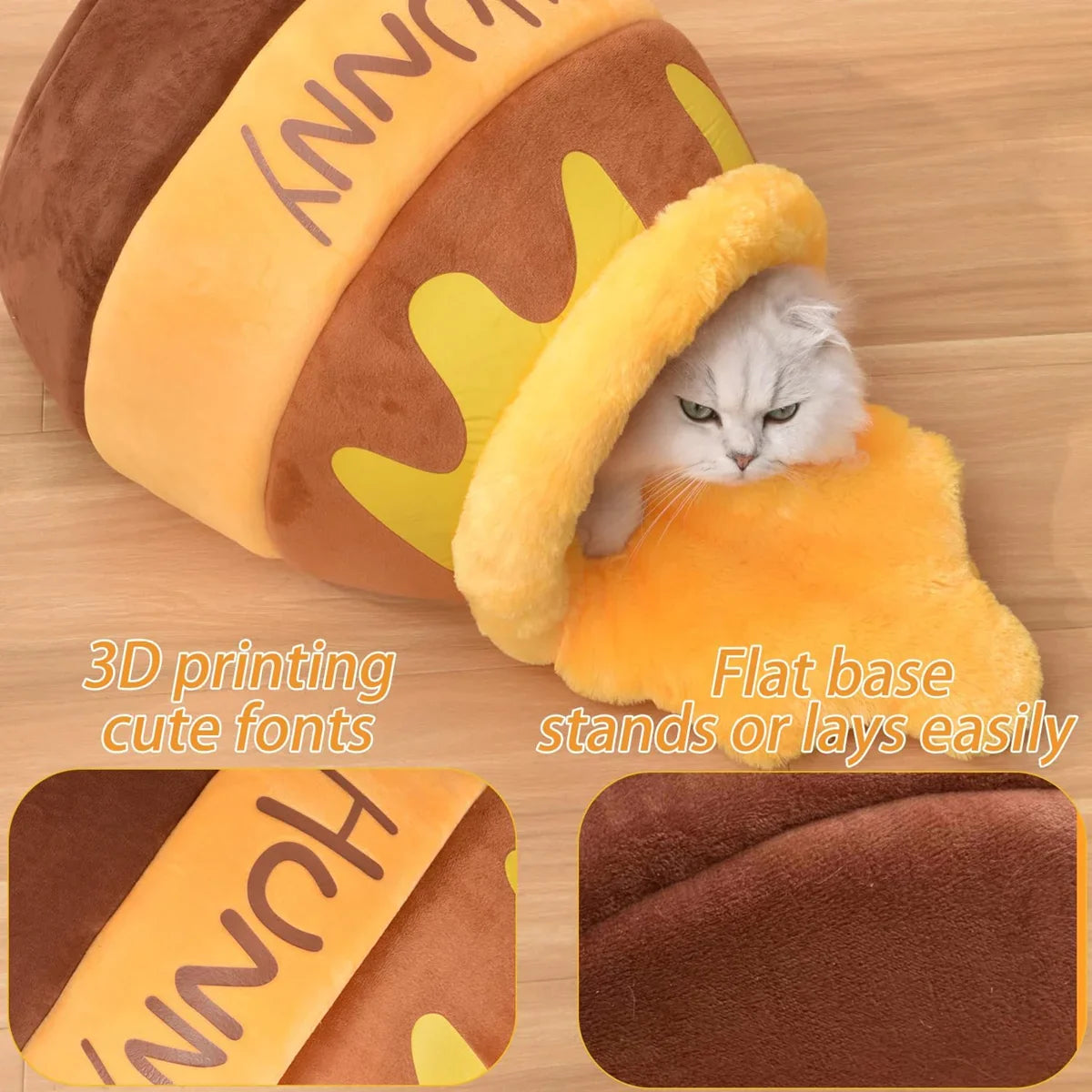 Cozy Honey Pot Pet Bed