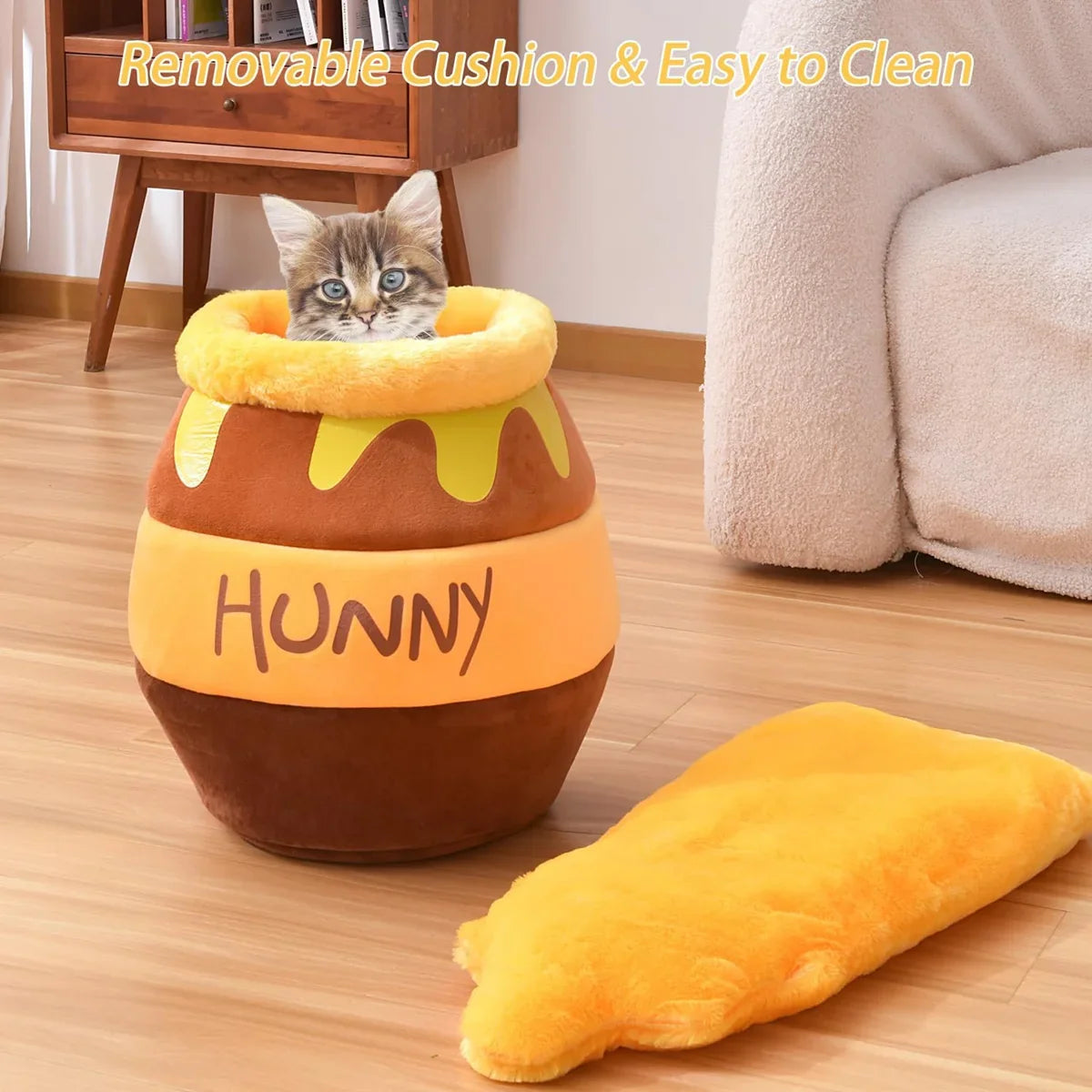 Cozy Honey Pot Pet Bed