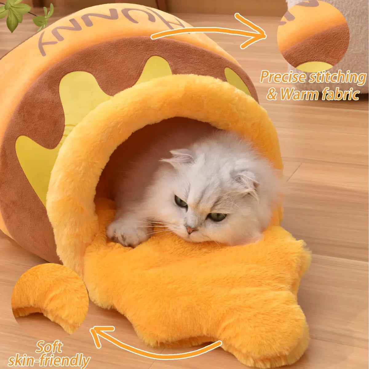 Cozy Honey Pot Pet Bed