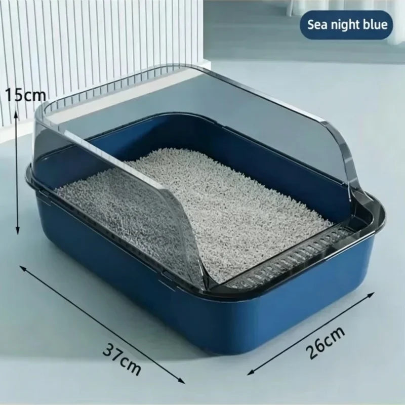 Easy-Clean Cat Litter Box