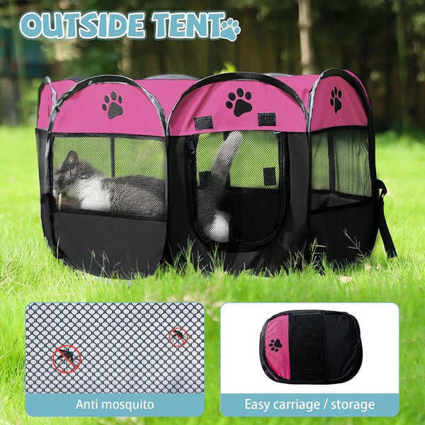 Cozy Foldable Pet Tent