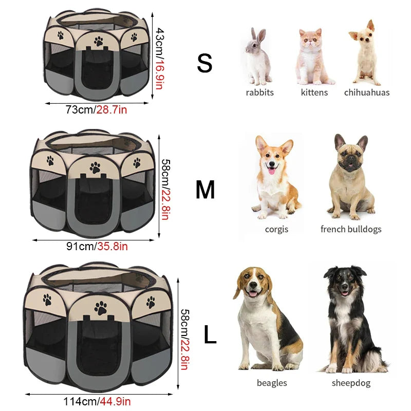 Cozy Foldable Pet Tent